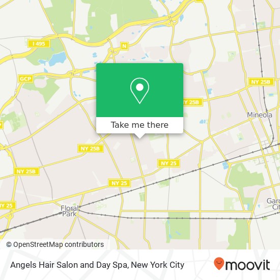 Angels Hair Salon and Day Spa map