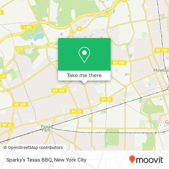 Mapa de Sparky's Texas BBQ