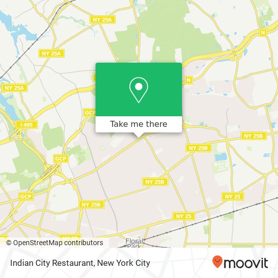 Indian City Restaurant map