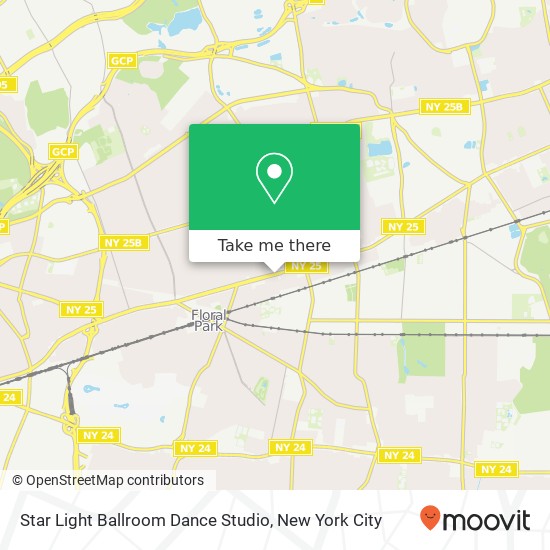 Mapa de Star Light Ballroom Dance Studio