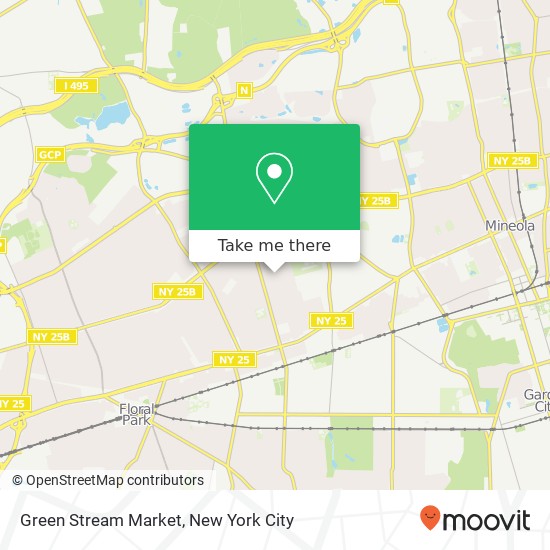 Mapa de Green Stream Market