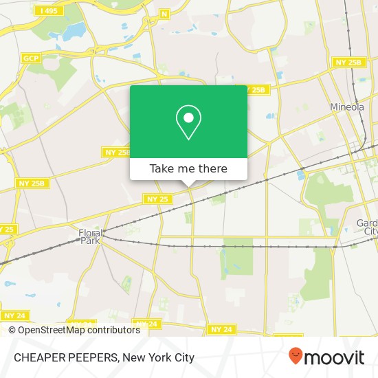 CHEAPER PEEPERS map