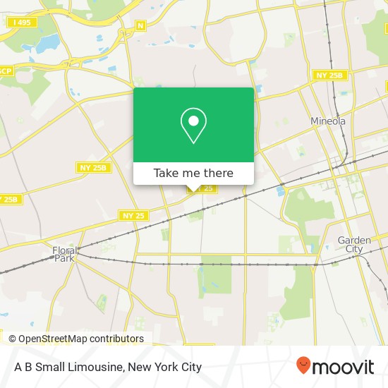 A B Small Limousine map