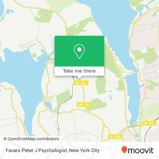 Mapa de Favaro Peter J Psychologist