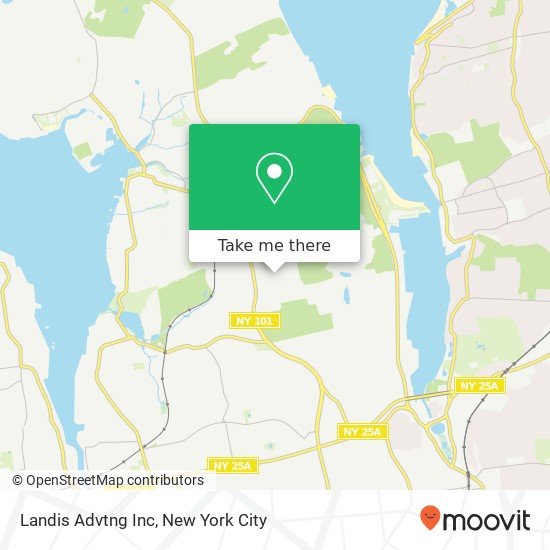 Landis Advtng Inc map