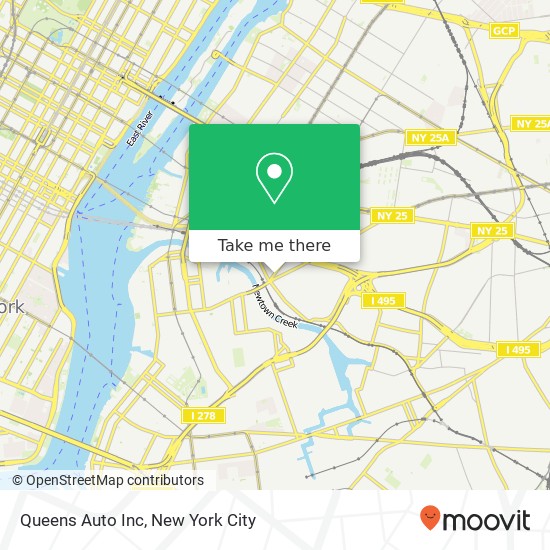 Mapa de Queens Auto Inc