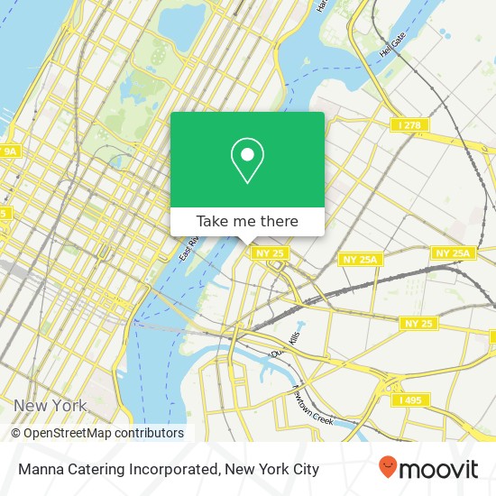 Manna Catering Incorporated map