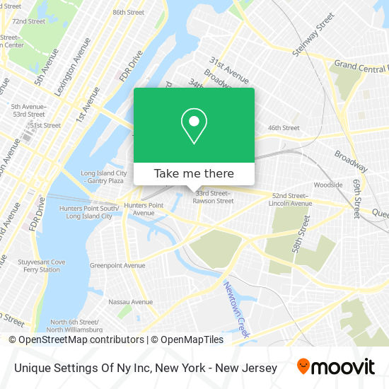 Unique Settings Of Ny Inc map