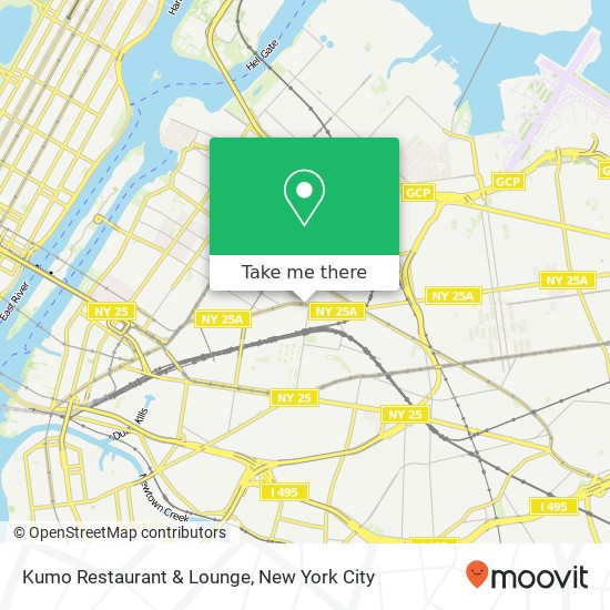 Mapa de Kumo Restaurant & Lounge