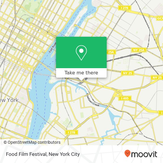 Mapa de Food Film Festival