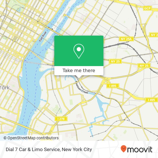 Dial 7 Car & Limo Service map