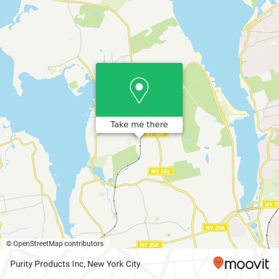 Purity Products Inc map