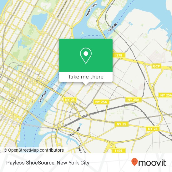 Payless ShoeSource map