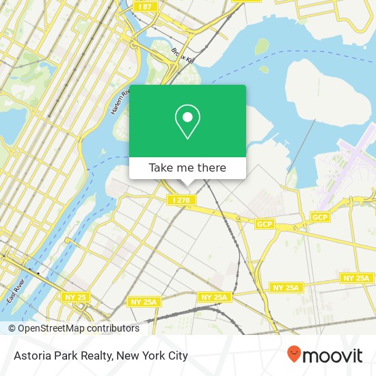 Mapa de Astoria Park Realty