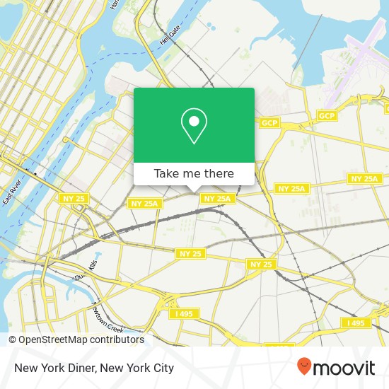 New York Diner map