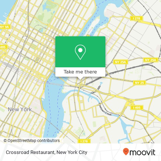Mapa de Crossroad Restaurant