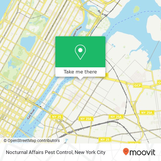 Nocturnal Affairs Pest Control map