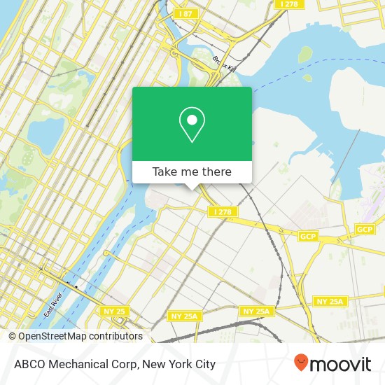 ABCO Mechanical Corp map