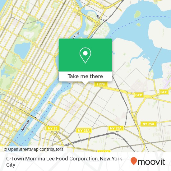 C-Town Momma Lee Food Corporation map