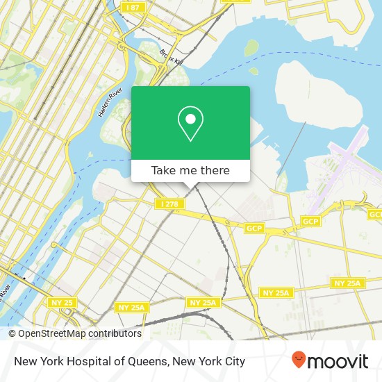 Mapa de New York Hospital of Queens