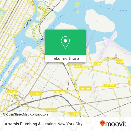 Mapa de Artemis Plumbing & Heating