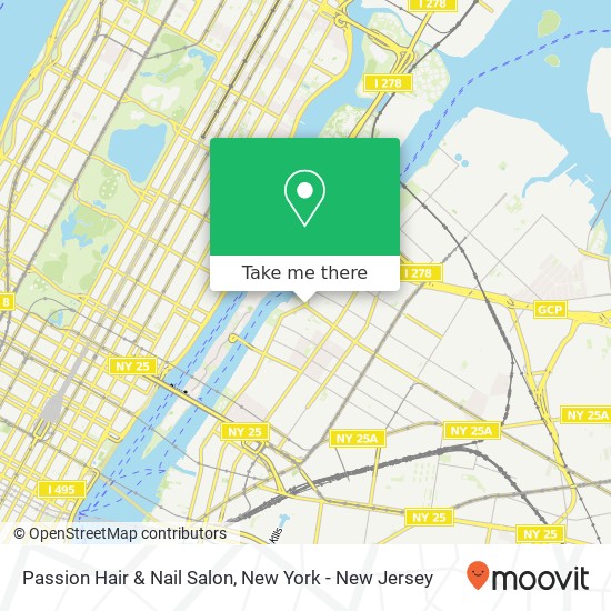 Passion Hair & Nail Salon map