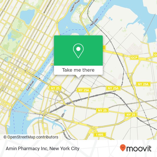 Mapa de Amin Pharmacy Inc