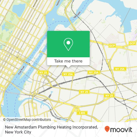 New Amsterdam Plumbing Heating Incorporated map