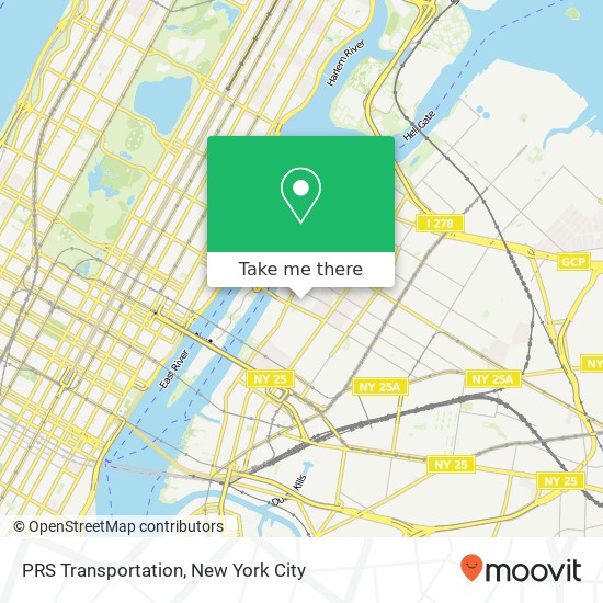 PRS Transportation map