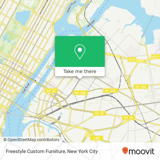 Mapa de Freestyle Custom Furniture
