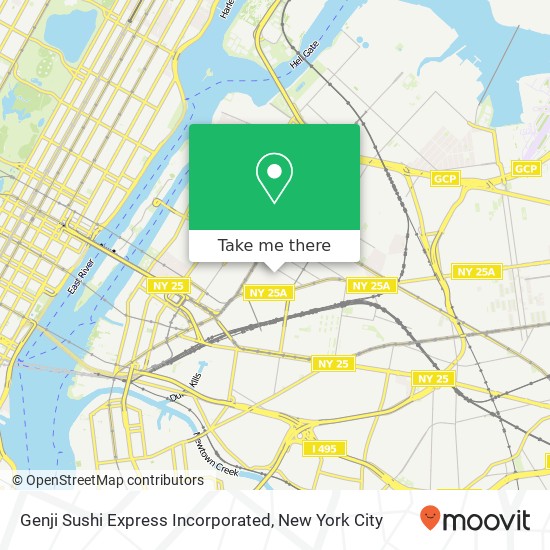 Genji Sushi Express Incorporated map