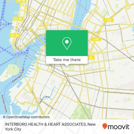 Mapa de INTERBORO HEALTH & HEART ASSOCIATES