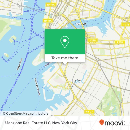 Manzione Real Estate LLC map