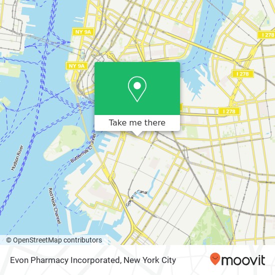 Mapa de Evon Pharmacy Incorporated
