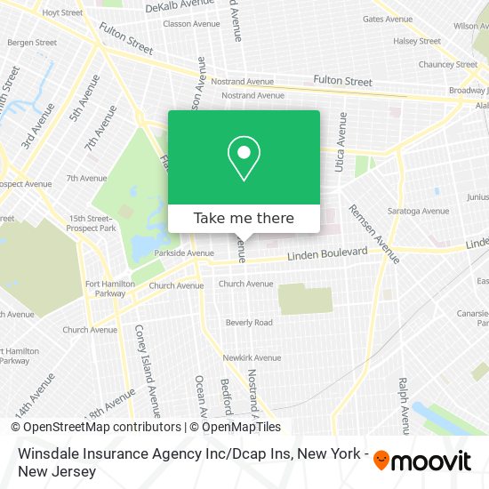 Mapa de Winsdale Insurance Agency Inc / Dcap Ins