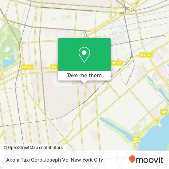 Mapa de Akola Taxi Corp Joseph Vo