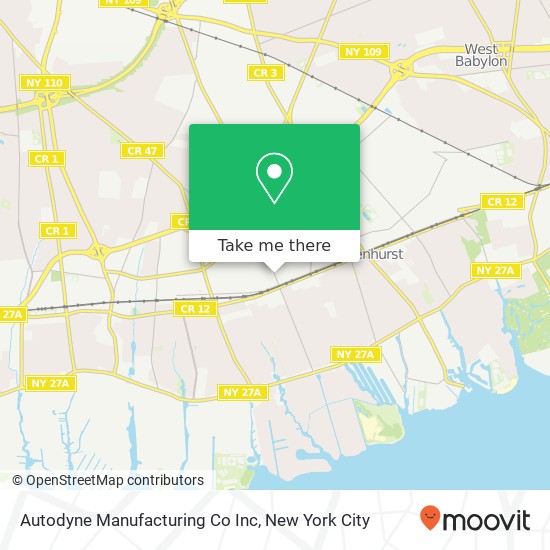 Autodyne Manufacturing Co Inc map