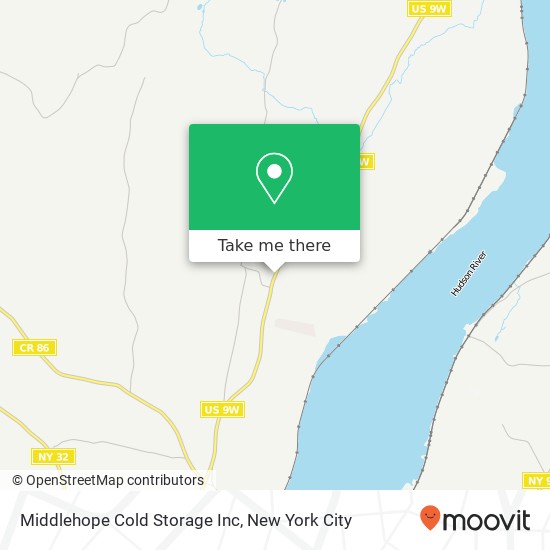 Middlehope Cold Storage Inc map