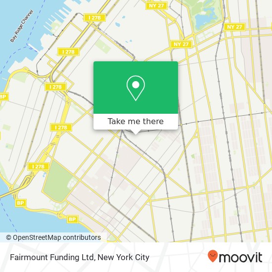 Mapa de Fairmount Funding Ltd