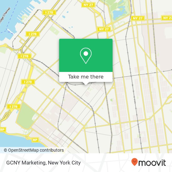 GCNY Marketing map