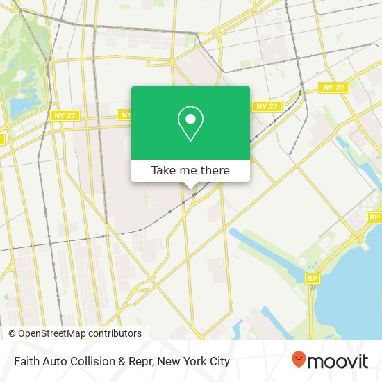 Faith Auto Collision & Repr map