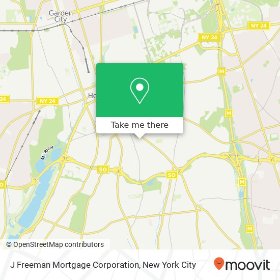 J Freeman Mortgage Corporation map