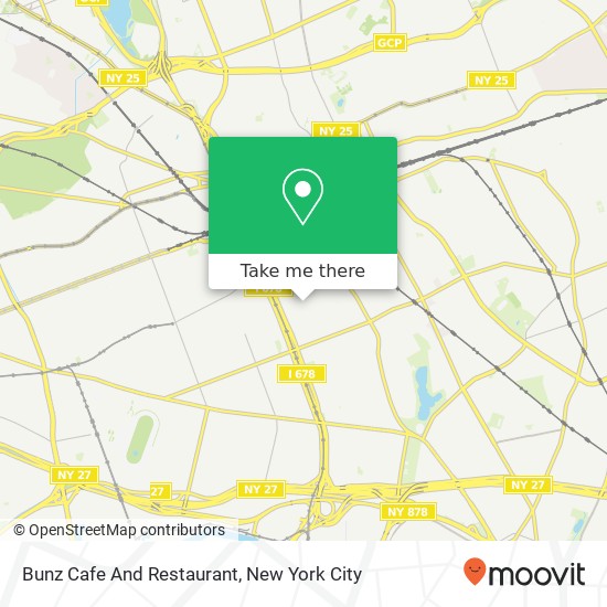 Mapa de Bunz Cafe And Restaurant