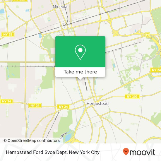 Mapa de Hempstead Ford Svce Dept