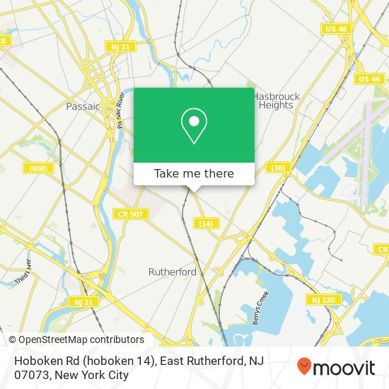 Hoboken Rd (hoboken 14), East Rutherford, NJ 07073 map