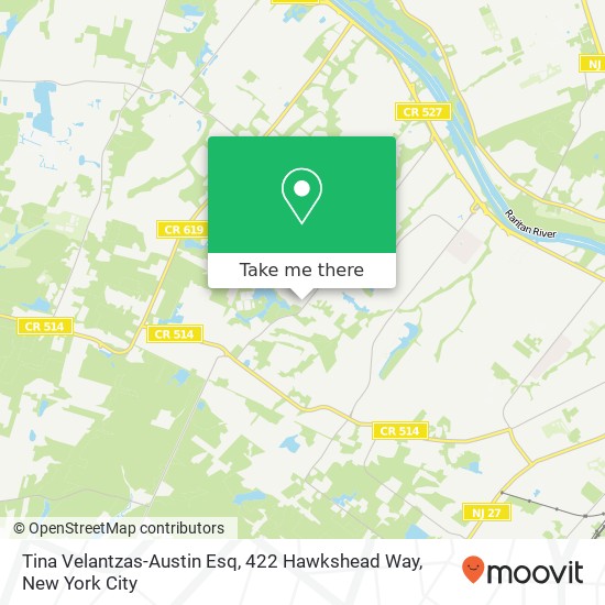 Mapa de Tina Velantzas-Austin Esq, 422 Hawkshead Way