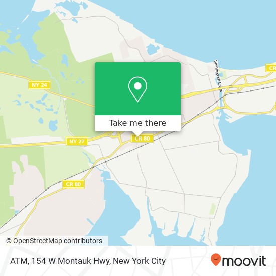 ATM, 154 W Montauk Hwy map