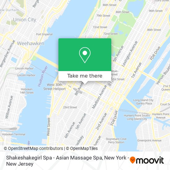 Mapa de Shakeshakegirl Spa - Asian Massage Spa