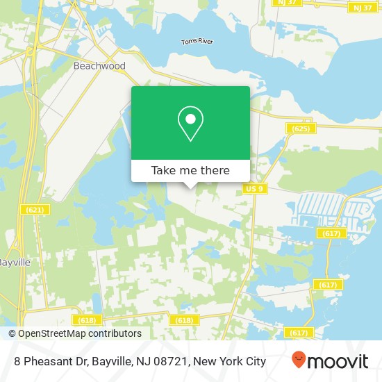 8 Pheasant Dr, Bayville, NJ 08721 map