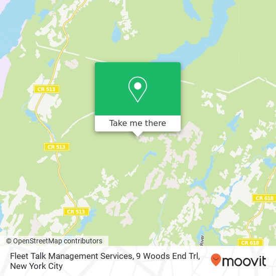 Fleet Talk Management Services, 9 Woods End Trl map